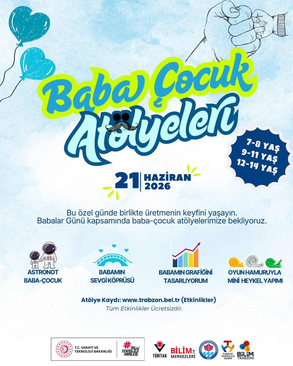 Babalar Gününe Özel Baba-Çocuk Atölyeleri
