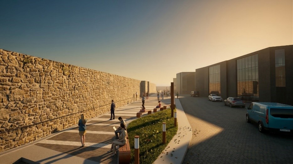 Pazarkapı Mah. Kale Surları Restorasyonu Çevre Düzenleme ve Aydınlatma İşi 